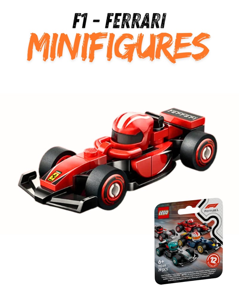 LEGO Minifigures Formula 1 Edition - Ferrari Collectible MiniCar (Set 71049)  01/12 - Image 1
